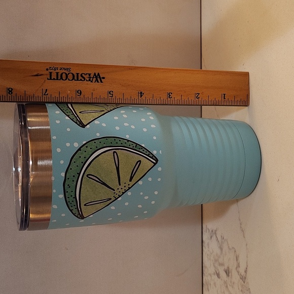 POLAR CAMEL 32 oz Double Wall Insulated Tumbler Cup Lime Slices  Theme - Picture 5 of 5